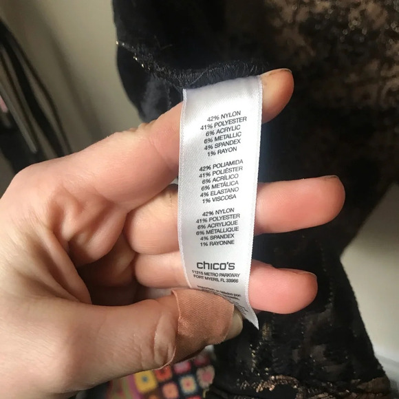 NWT Chico’s Animal Print Duster, size 1 - Picture 7 of 7